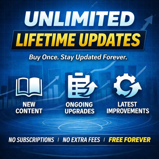 Unlimited Lifetime Updates